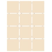 Настенная плитка Kerama Marazzi Конфетти 1235T Бежевый светлый блестящий, полотно 30х40 из 12 частей 9,9х9,9 Глянцевая