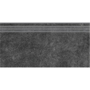 Ступень Kerama Marazzi Королевская дорога SG615000R\GR Чёрный Rect. (Гранит)
