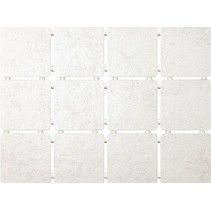 Kerama Marazzi Ницца 1223 Светло-серый (полотно из 12 частей 9.9х9.9 )