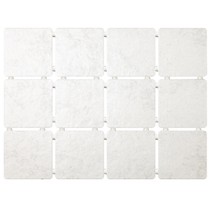 Kerama Marazzi Ницца 1223Т светло-серый, полотно 30х40 из 12 частей 9,9х9,9 Матовая