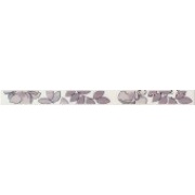 Бордюр Kerama Marazzi Ньюпорт Цветы фиолетовый STG\C235\15010