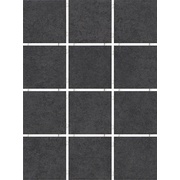 Настенная плитка Kerama Marazzi Орисса 1250T Корсо черный, полотно 30*40 из 12 частей 9,9*9,9
