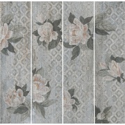 Напольная плитка Kerama Marazzi Поджио SG704500R Цветы серый светлый обрезной