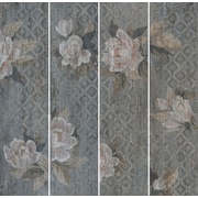 Напольная плитка Kerama Marazzi Поджио SG704600R Цветы серый обрезной