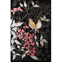 Kerama Marazzi Сакура A1729\8141 Цветы и птицы