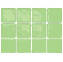 Kerama Marazzi Сезоны 1237 Сезоны зеленый, полотно из 12 частей Глянцевая