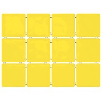 Kerama Marazzi Сезоны 1238 Сезоны желтый, полотно 30х40 из 12 частей 9,9х9.9 Глянцевая