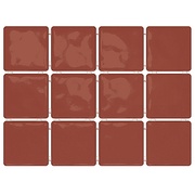 Настенная плитка Kerama Marazzi Сезоны 1237 Сезоны зеленый, полотно из 12 частей Глянцевая-2