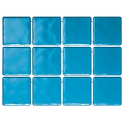 Настенная плитка Kerama Marazzi Сезоны 1239 Сезоны рыжий, полотно 30х40 из 12 частей 9,9х9,9 Глянцевая-2