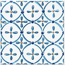 Kerama Marazzi Соларо Капри Вставка напольная майолика STG\A485\1146 9,9х9,9
