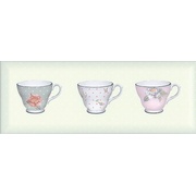 Декор Kerama Marazzi Веджвуд STG\C274\15033 Чашки зеленый грань