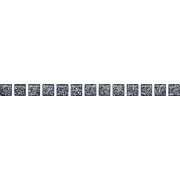 Бордюр Kerama Marazzi Веджвуд POF003 бисер черный серебро.