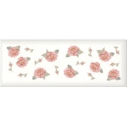 Настенная плитка Kerama Marazzi Веджвуд 15035 N Цветы Белый Грань