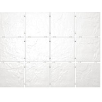 Kerama Marazzi Юката 1140 Белый, Полотно 30х40 из 12 частей 9,9х9,9 Матовая