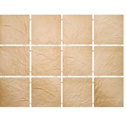 Настенная плитка Kerama Marazzi Юката 1141 Беж Светлый, Полотно 30х40 из 12 частей 9,9х9,9 Матовая
