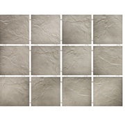 Настенная плитка Kerama Marazzi Юката 1143 Серый, Полотно 30х40 из 12 частей 9,9х9,9 Матовая