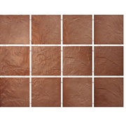 Настенная плитка Kerama Marazzi Юката 1144 Коричневый, Полотно 30х40 из 12 частей 9,9х9,9 Матовая