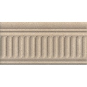 Бордюр Kerama Marazzi Золотой пляж 19022\3F Тёмный Бежевый Структурированный