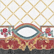 Бордюр Kerlife ceramicas Adriana Cen. Adriana Crema