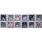 Декор Kerlife ceramicas Mosaic lux Dec. Pomes Blanco