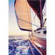 Панно Keros Aquarelle Yacht A/B/C/D