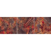 Декор La Fabbrica Ceramiche Pietra lavica Lava C (Rosso) S/3