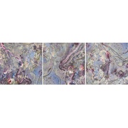 Декор La Fabbrica Ceramiche Pietra lavica Lava D (Azzurro) S/3