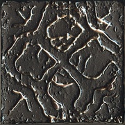 Декор La Fabbrica Ceramiche Pietra lavica Metal Black Mix 3 5,5x5,5-2