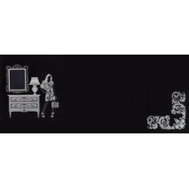 La Platera Black&White Dec. Mirror Black