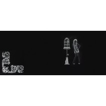 La Platera Black&White Dec. Parrot Black