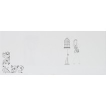 La Platera Black&White Dec. Parrot White