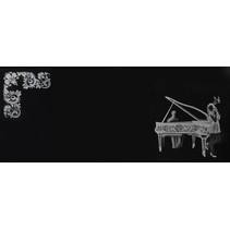 La Platera Black&White Dec. Piano Black