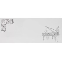 La Platera Black&White Dec. Piano White