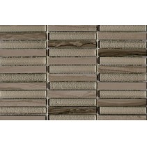 L`antic colonial Mosaicos Time Text Linear Silk Wood 1,5x10
