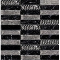 L`antic colonial Mosaicos Greek Negro Marquina Мозаика 2,3x9,8