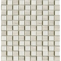 L`antic colonial Mosaicos Time Text Silver Wood 2,3x2,7