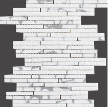 L`antic colonial Mosaics Collection L241710231 Lines Safary Mini Strip Grey