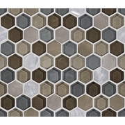 Мозаика L`antic colonial Mosaics Collection L241711091 Fusion Hexagon Caramel Mix