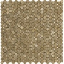 L`antic colonial Mosaics Collection L241712651 Gravity Aluminium Hexagon Gold