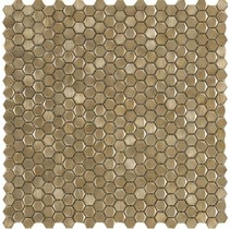 L`antic colonial Mosaics Collection L241713641 Gravity Aluminium 3D Hexagon Gold