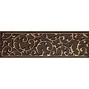 Бордюр Lasselsberger (LB-Ceramics) Анастасия 1502-0605 Орнамент шоколад