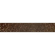 Бордюр Lasselsberger (LB-Ceramics) Анастасия 1504-0133 Орнамент шоколад