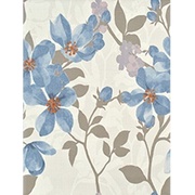 Настенная плитка Lasselsberger (LB-Ceramics) Натали 1034-0173 Флауэр голубой