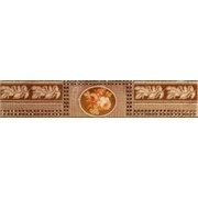 Бордюр Lasselsberger (LB-Ceramics) Текстиль Светло-бежевый 1502-0590