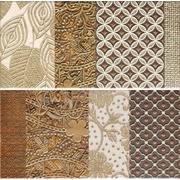 Панно Latina ceramica Carcassonne Conjunto Beige (компл. из 2 шт 25х50)