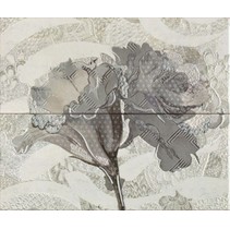 Latina ceramica Frades Conjunto Floral Gris (компл. из 2 шт. 25х60)