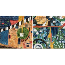 Latina ceramica Gaudi Mural 5 of 6P
