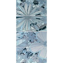 Lasselsberger (LB-Ceramics) Камила Цветы Голубой 1608-0102 (комплект 4 шт)