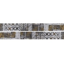 Leonardo Word Up Nero Listello Patchwork Mix