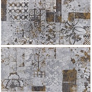 Декор Leonardo Word Up Nero Patchwork Mix